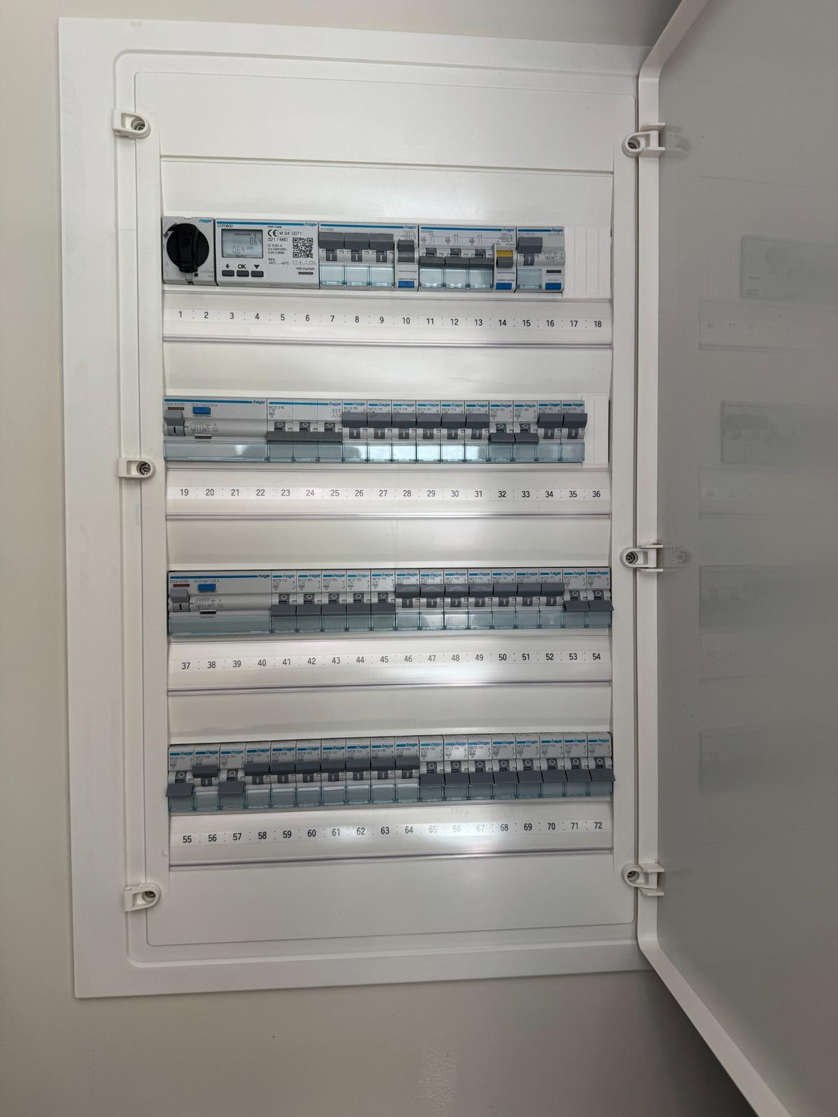 Byte av elcentral